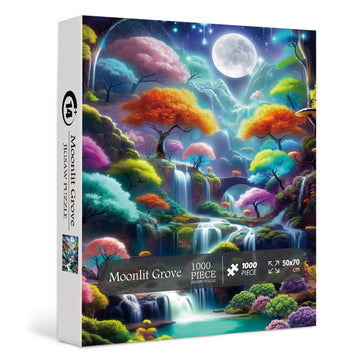 Pun puzzle 1000 pezzi di puzzle grove illuminato da luna 1000 pezzi
